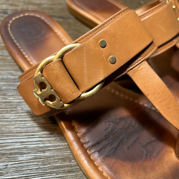 Tory Burch Marsden leather thong sandals size 9 - Picture 6 of 8